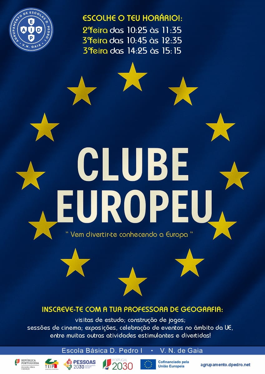 Clube Europeu da Escola Básica D. Pedro I