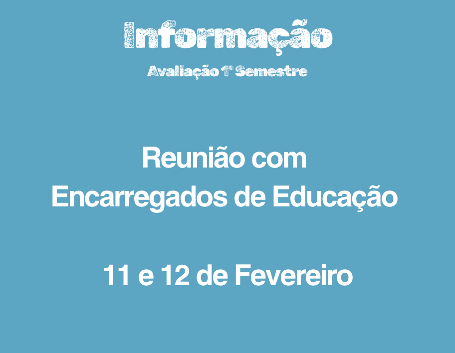 Reunião com Encarregados de Educação