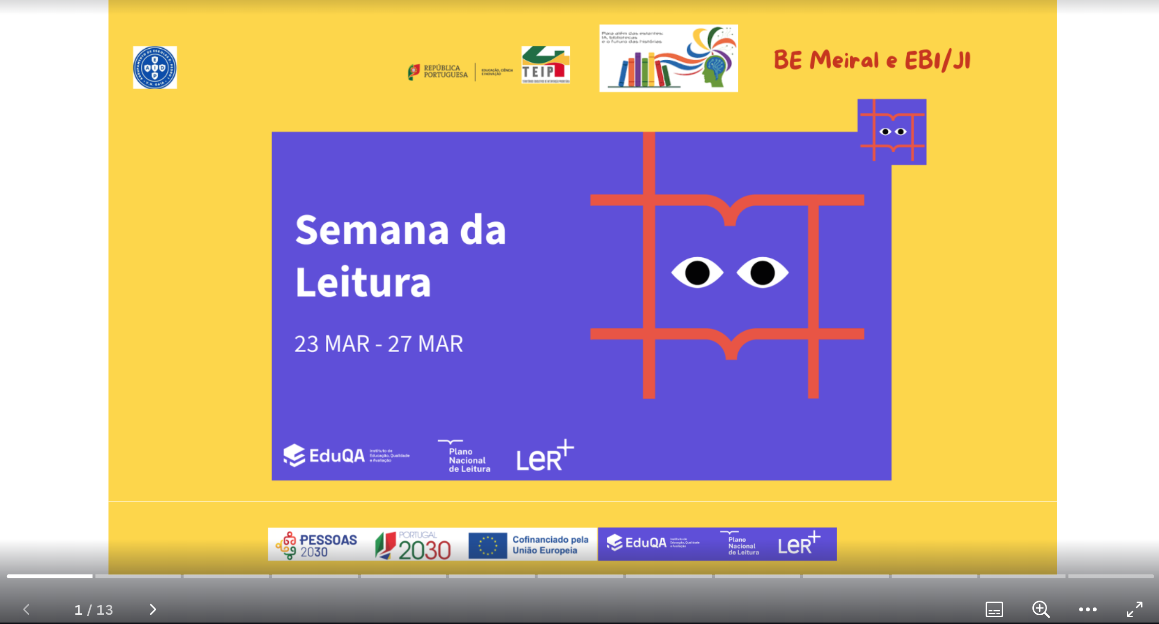 Semana da Leitura 2026