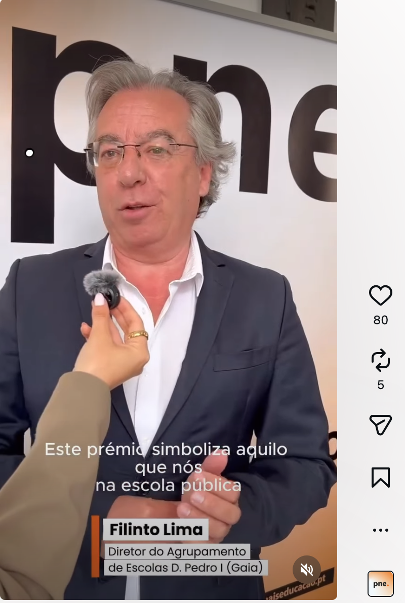 Cerimónia de atribuição dos Prémios Nacionais de Educação