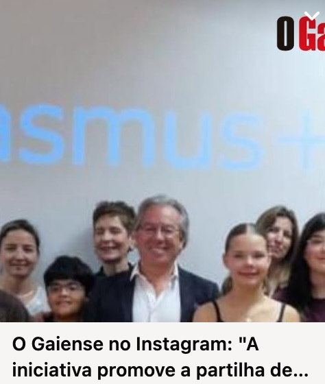 Agrupamento de Escolas D. Pedro I acolhe alunos franceses através do programa Erasmus+