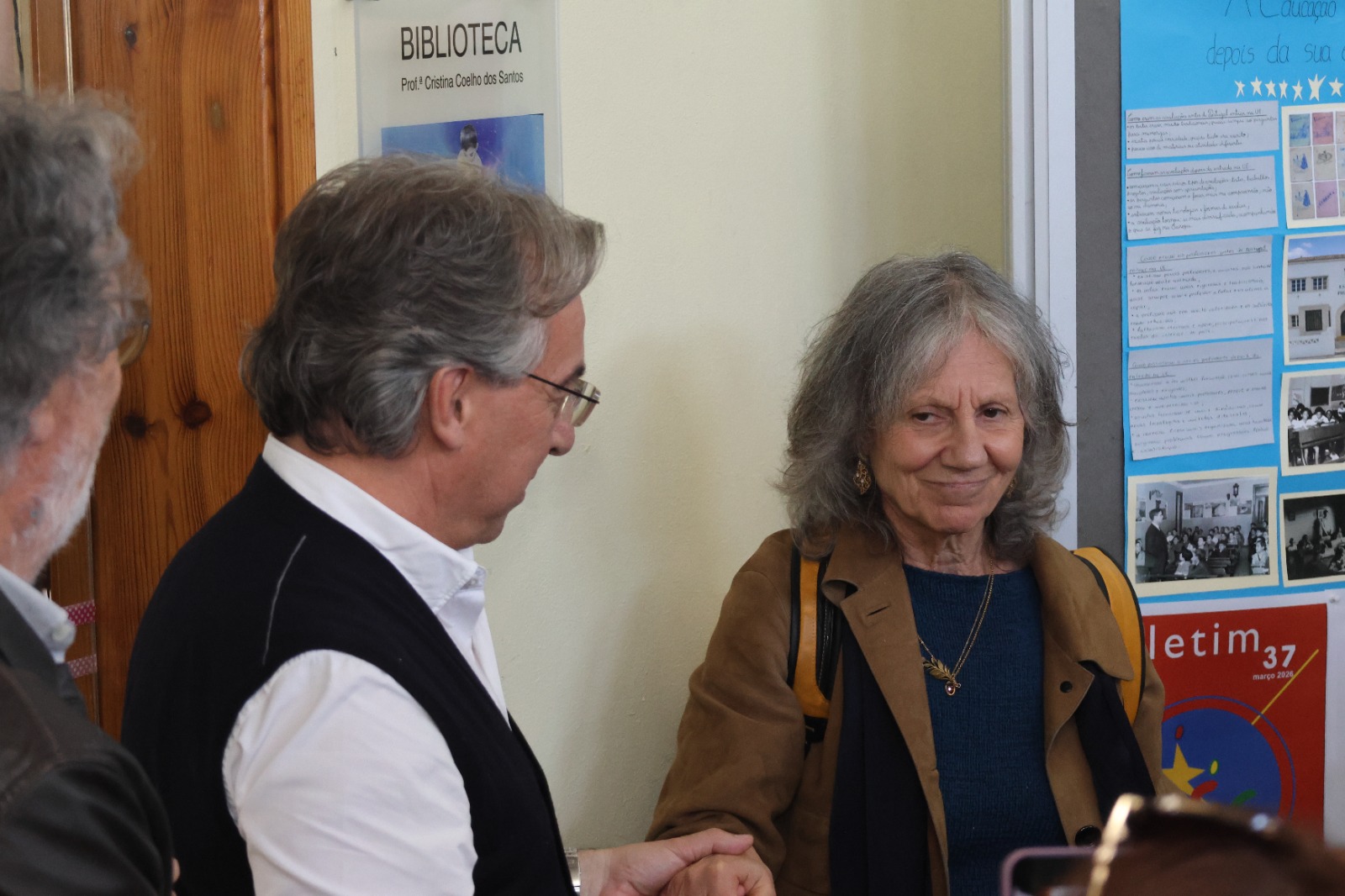 Homenagem à Coordenadora da Biblioteca Escolar